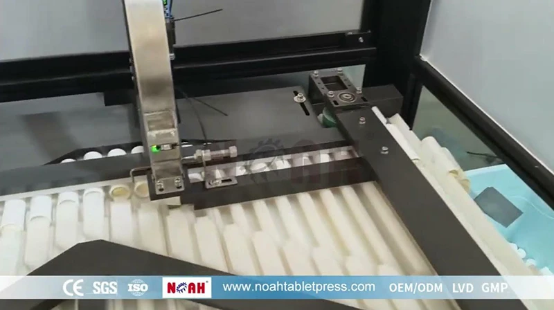 NTF-600 Automatische Abf&uuml;ll- und Verschlie&szlig;maschine f&uuml;r Tablettenr&ouml;hrchen | NOAH