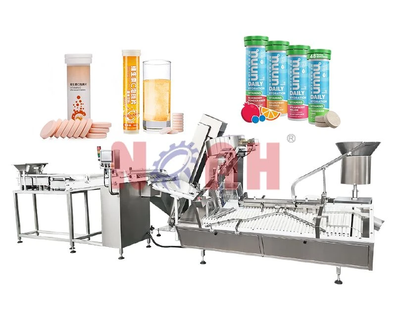 Automatische Abf&uuml;ll- und Verschlie&szlig;maschine f&uuml;r Tablettenr&ouml;hrchen NTF-600