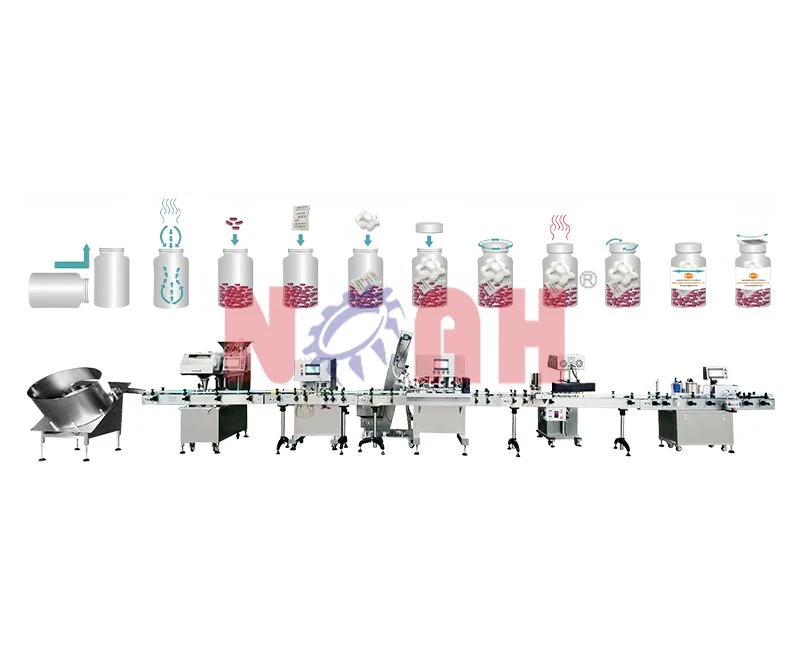 GS-8/12 Automatische Produktionslinie zum Z&auml;hlen und Bef&uuml;llen von Tablettenkapseln
