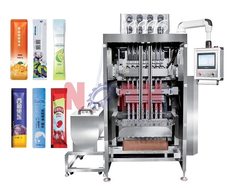HDCK-L3 Mehrspurige 3-Seiten-Verpackungsmaschine f&uuml;r fl&uuml;ssige Pasten