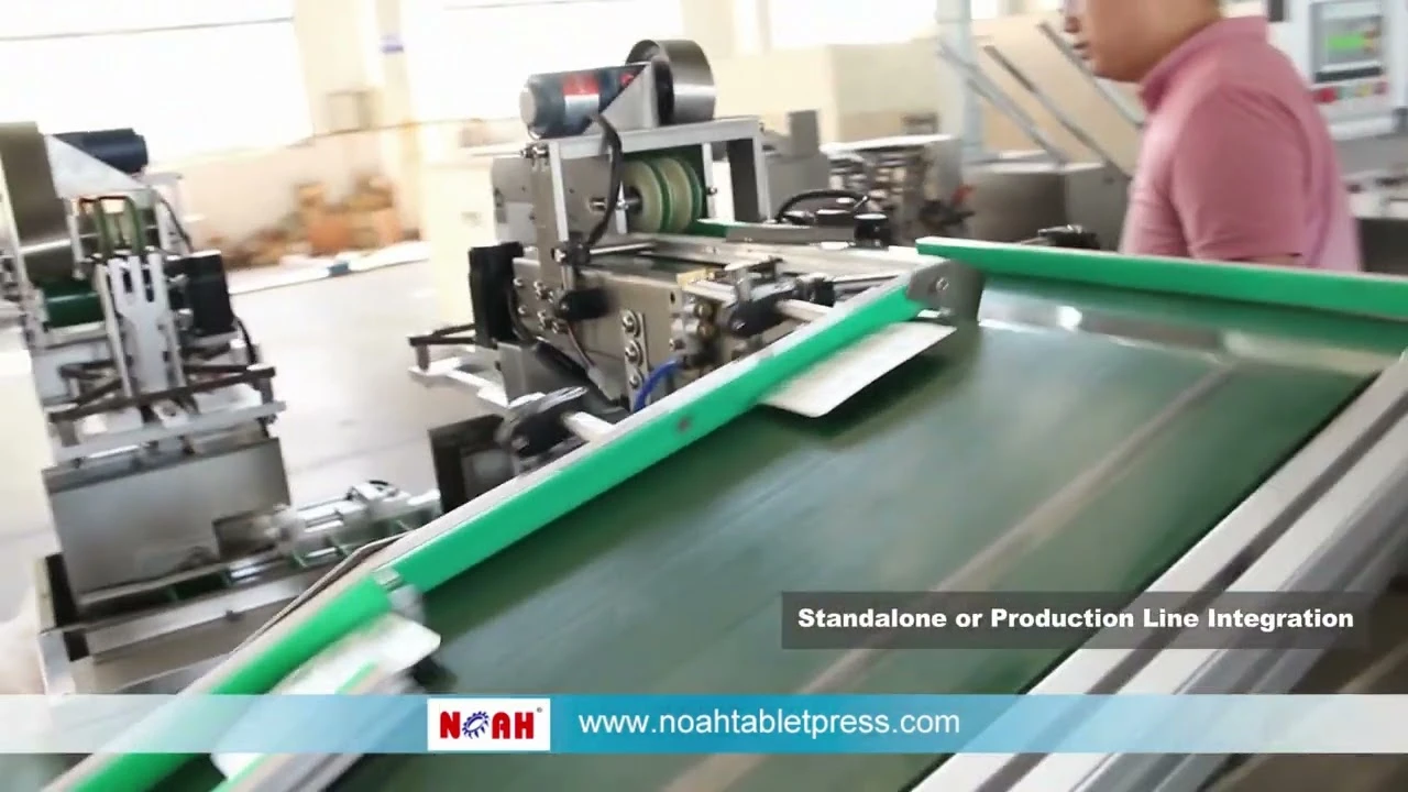 Automatische Produktionslinie f&uuml;r Blisterverpackung und Kartonierung | DPB+ZH-Serie