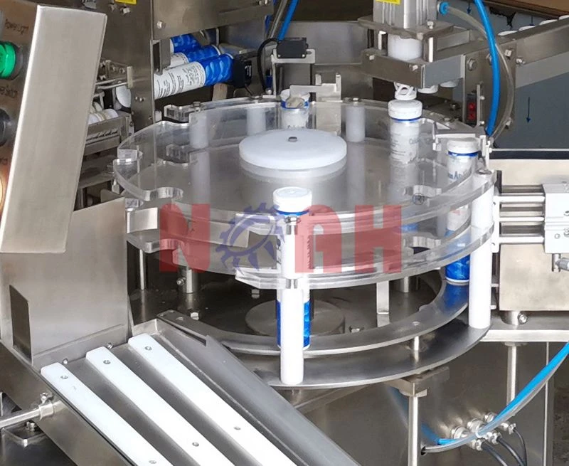 Automatische Abf&uuml;ll- und Verschlie&szlig;maschine f&uuml;r Tablettenr&ouml;hrchen NTF-100