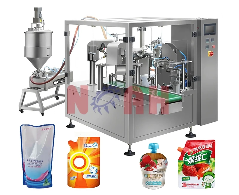 Verpackungsmaschine f&uuml;r Fl&uuml;ssigkeitsbeutel der LGL-Serie