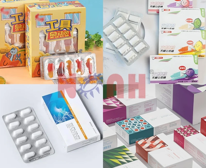 Automatische Blisterkartoniermaschinenlinie der DPH+ZH-Serie
