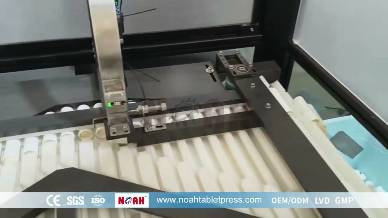 Automatische Abf&uuml;ll- und Verschlie&szlig;maschine f&uuml;r Tablettenr&ouml;hrchen NTF-600