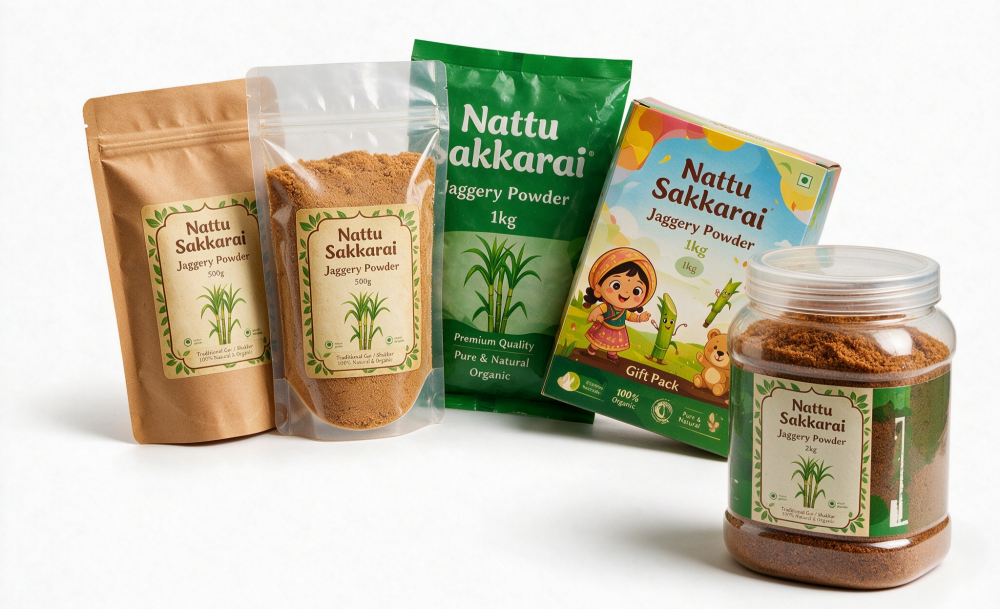 Nattu Sakkarai Verpackungsmaschine